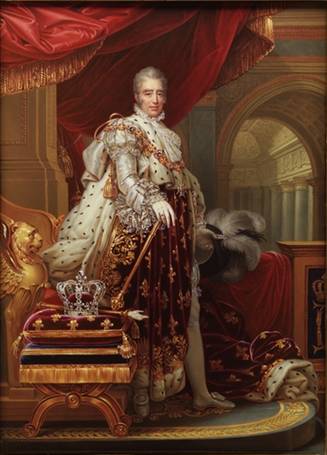 Charles X King of France 1827 	by Jean-Baptiste Paulin Guerin 1783-1855   Location TBD